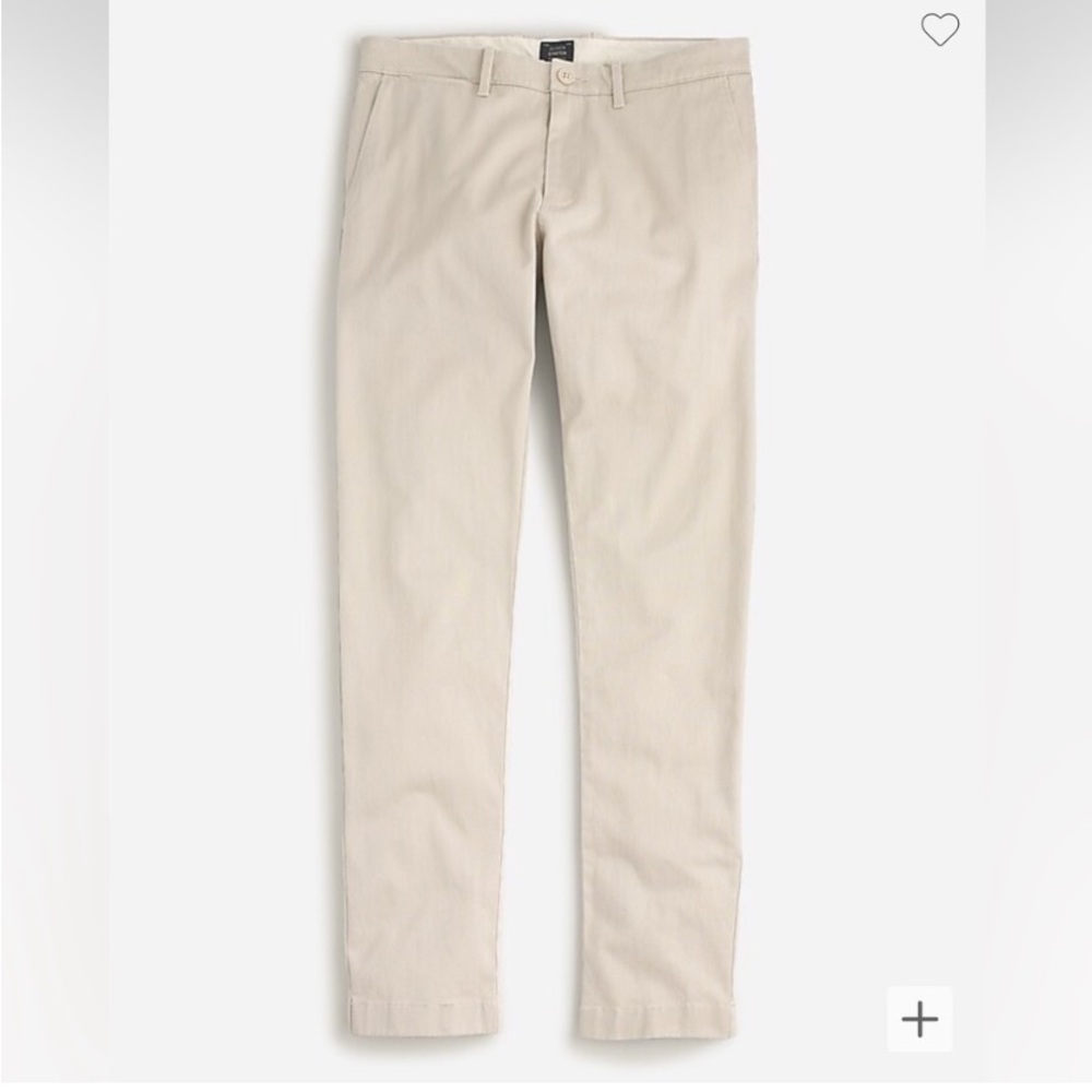 NWT J. Crew 484 Slim Stretch Mens 31 x 34 Tan Beige Chino Khakis Casual Pants - Picture 4 of 4